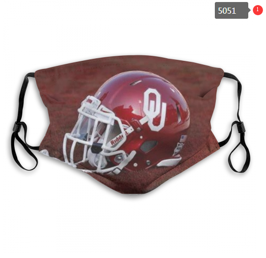 NCAA Oklahoma Sooners #4 Dust mask with filter->ncaa dust mask->Sports Accessory